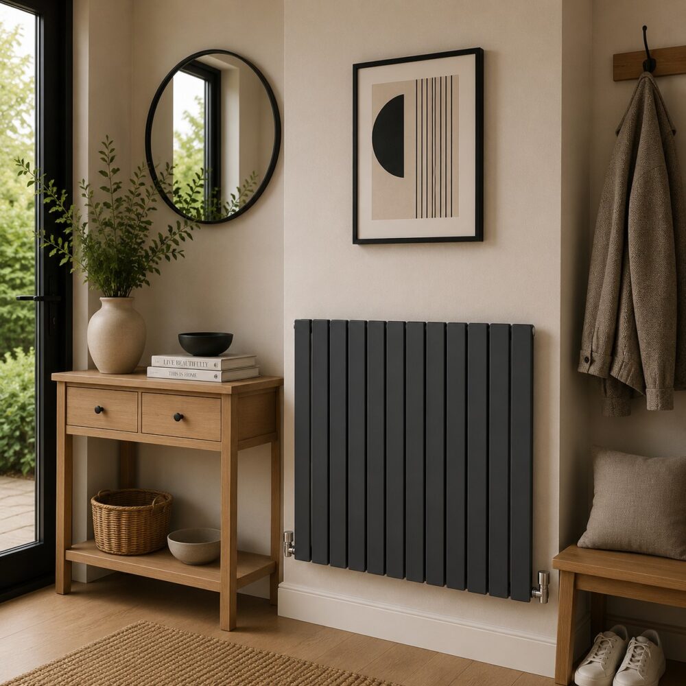 Boston 600H x 770W Double Radiator Anthracite