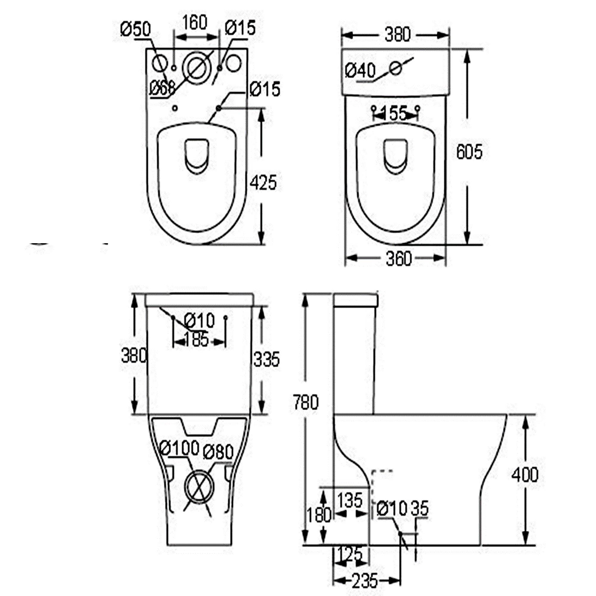 K Vit Primo Short Projection Round Toilet - Image 2