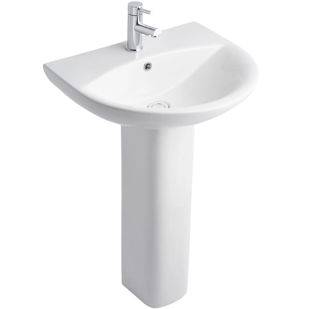 Primo Round Basin and Pedestal 550mm