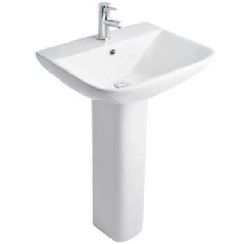 Primo Square Basin and Pedestal