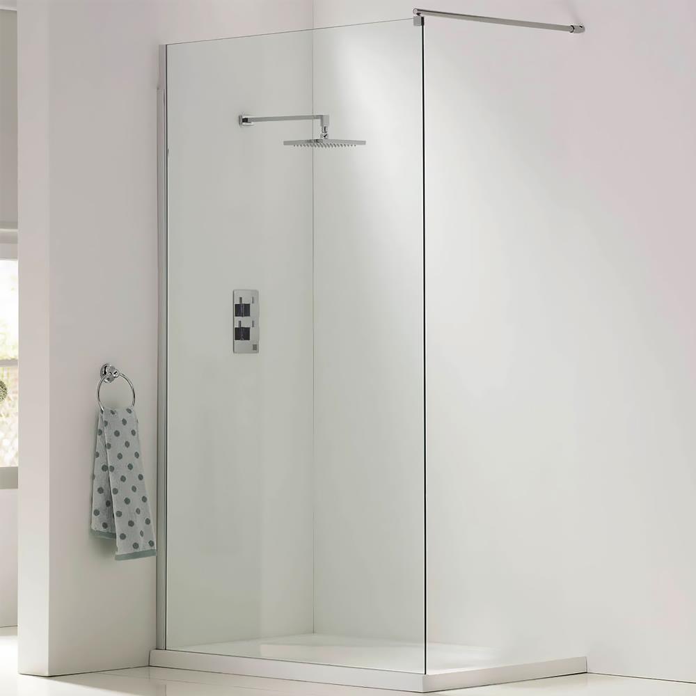 Wet Room Glass Panel 600mm Wide 8mm