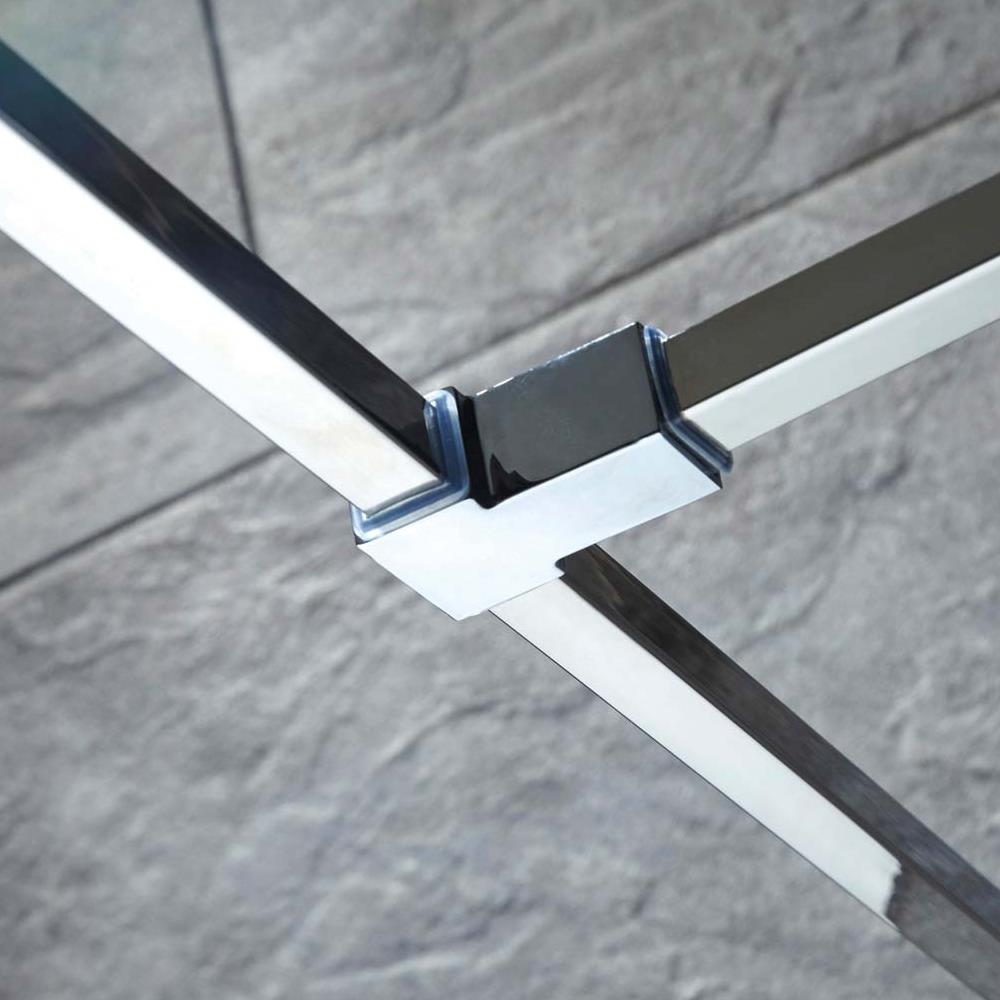 Wet Room Support Arm Joining Piece Chrome