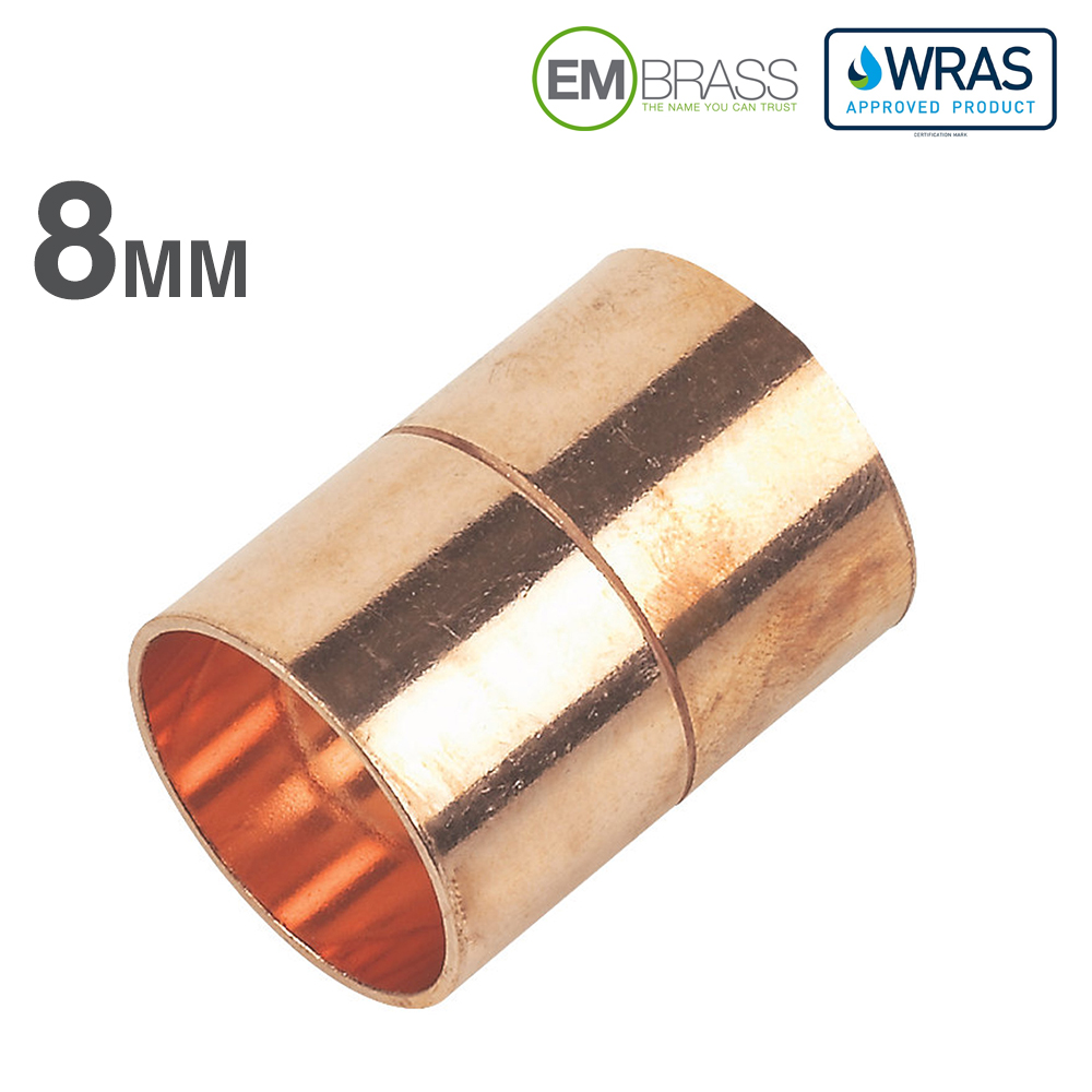 8mm Coupling End Feed - Image 2