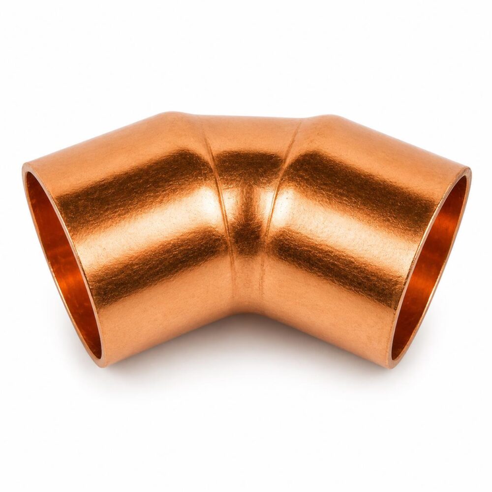 28mm 45 Degree Obtuse Elbow End Feed