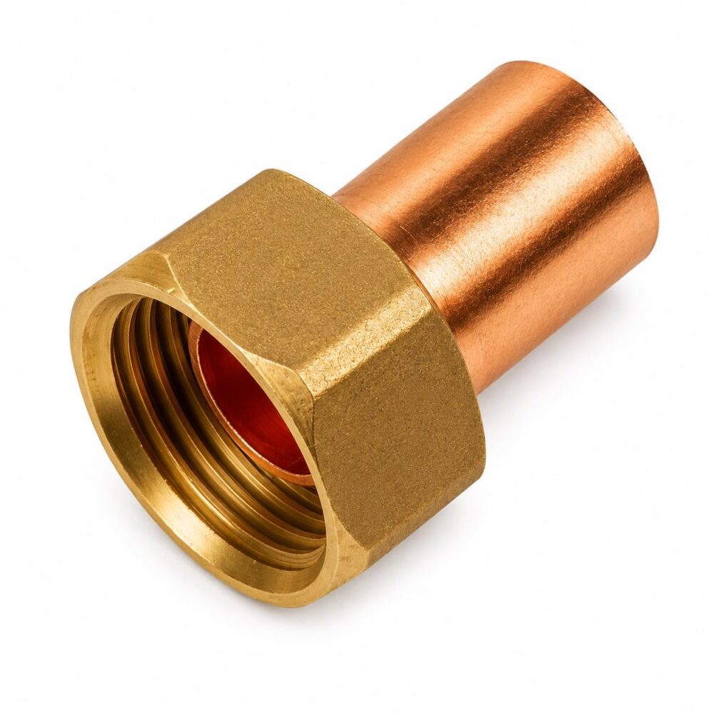 22mm x 3/4 Inch Straight Tap Connector