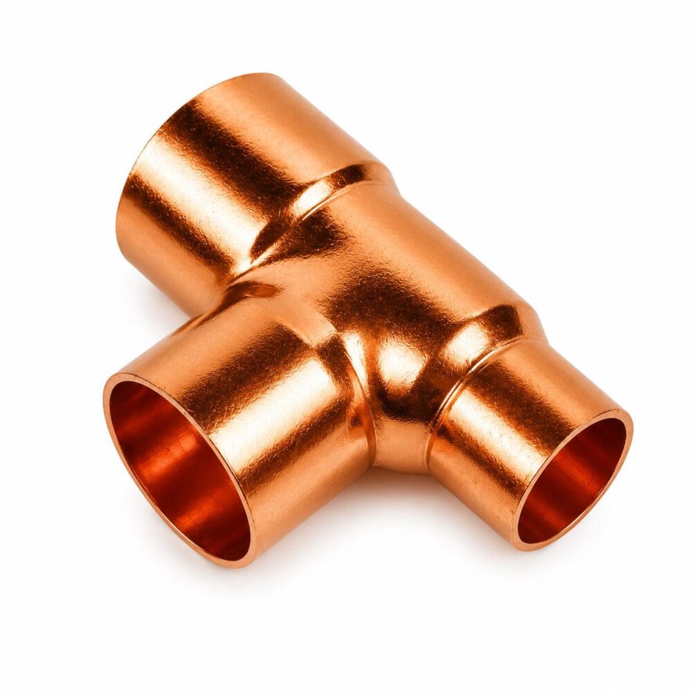 Reducing Tee 22x15x22mm End Feed