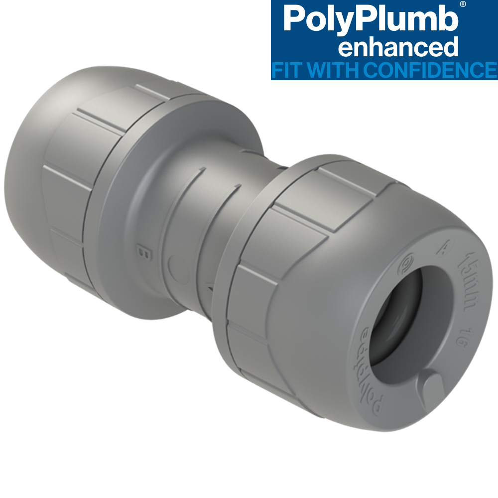 Polyplumb 15mm Coupling Push Fit - Image 4