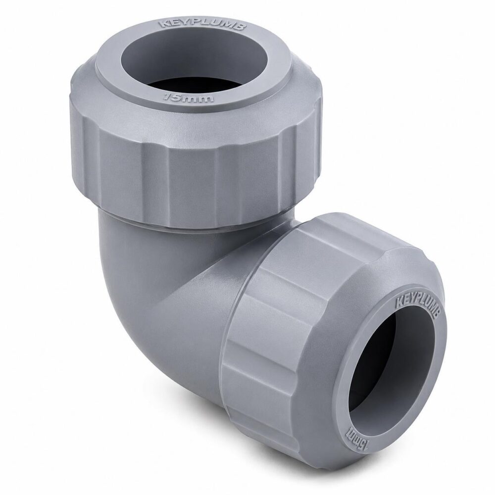 Keyplumb 22mm Push Fit Elbow | WRAS Approved Plumbing Fitting