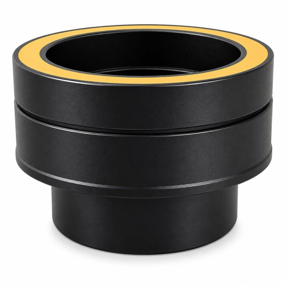 TWPro 125mm Twin Wall Flat Adaptor | Black