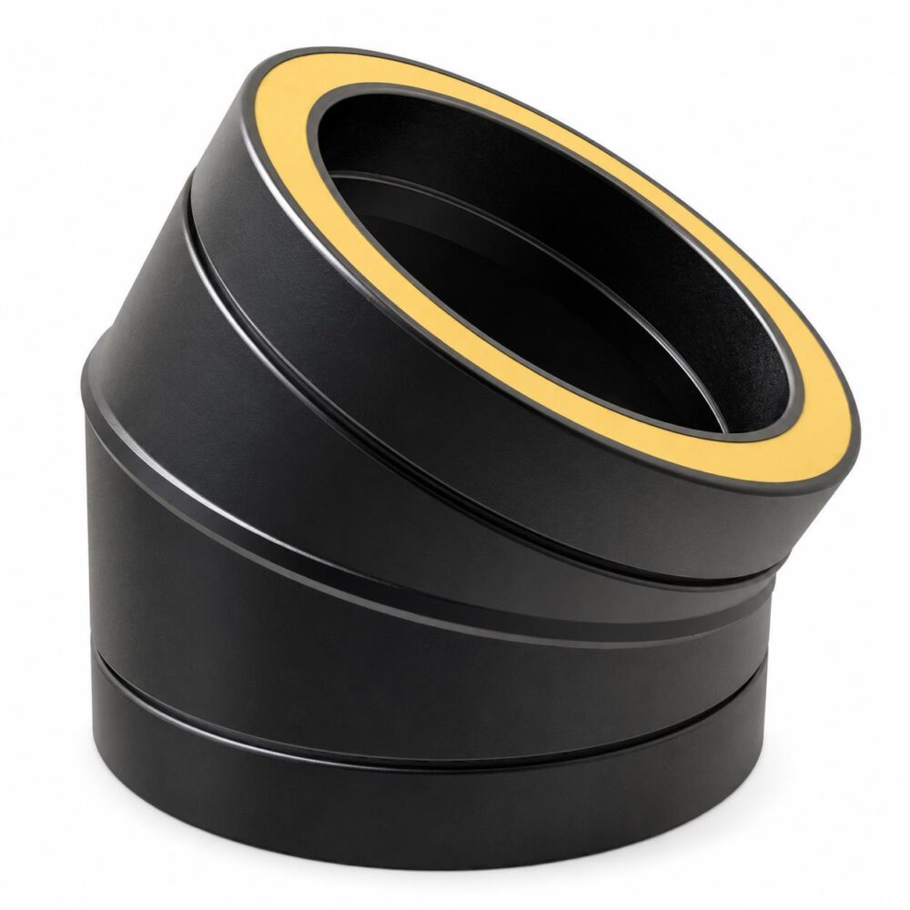 TWPro 125mm 30° Twin Wall Bend | Black