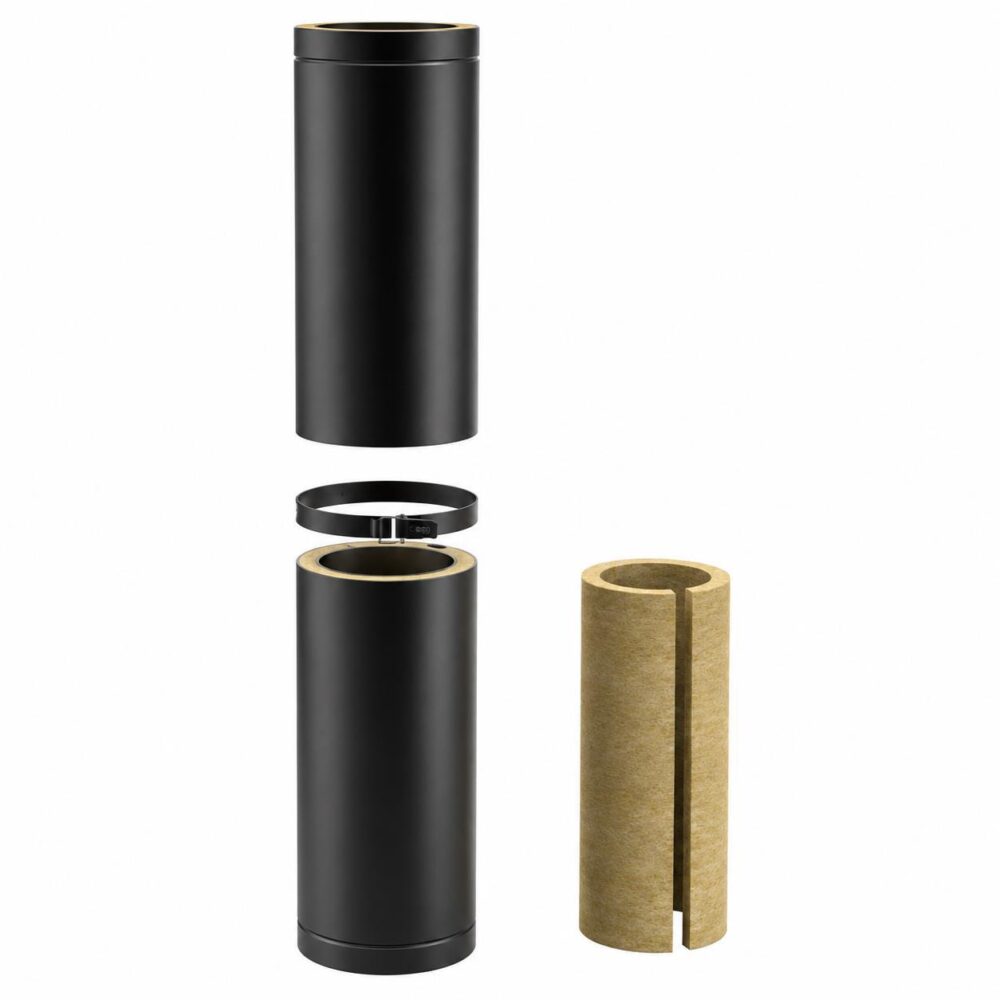 TWPro 125mm adjustable twin wall pipe