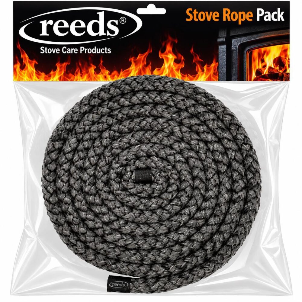 12mm Black Stove Rope Medium