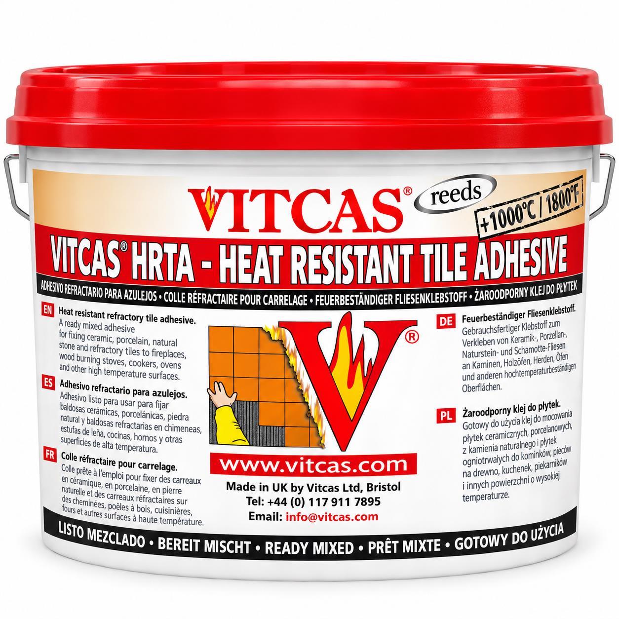 Vitcas Heat Resistant Tile Adhesive 5kg