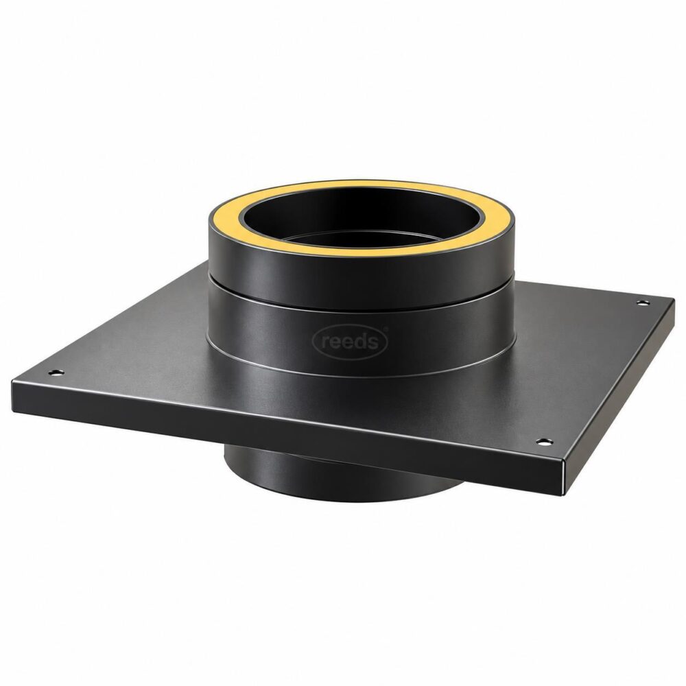 TWPro 125mm Twin Wall Console Plate Matt Black