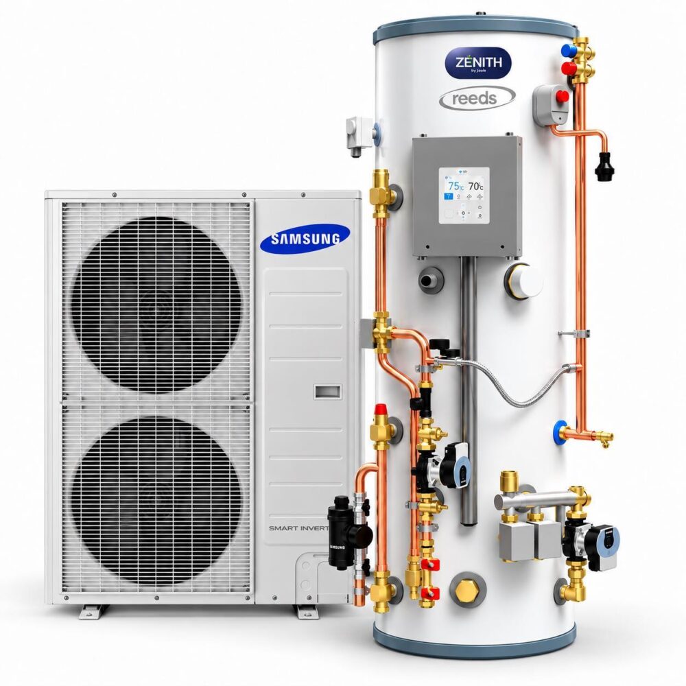 Joule Samsung Gen 6 12kW Heat Pump Pack with Zenith Cylinder