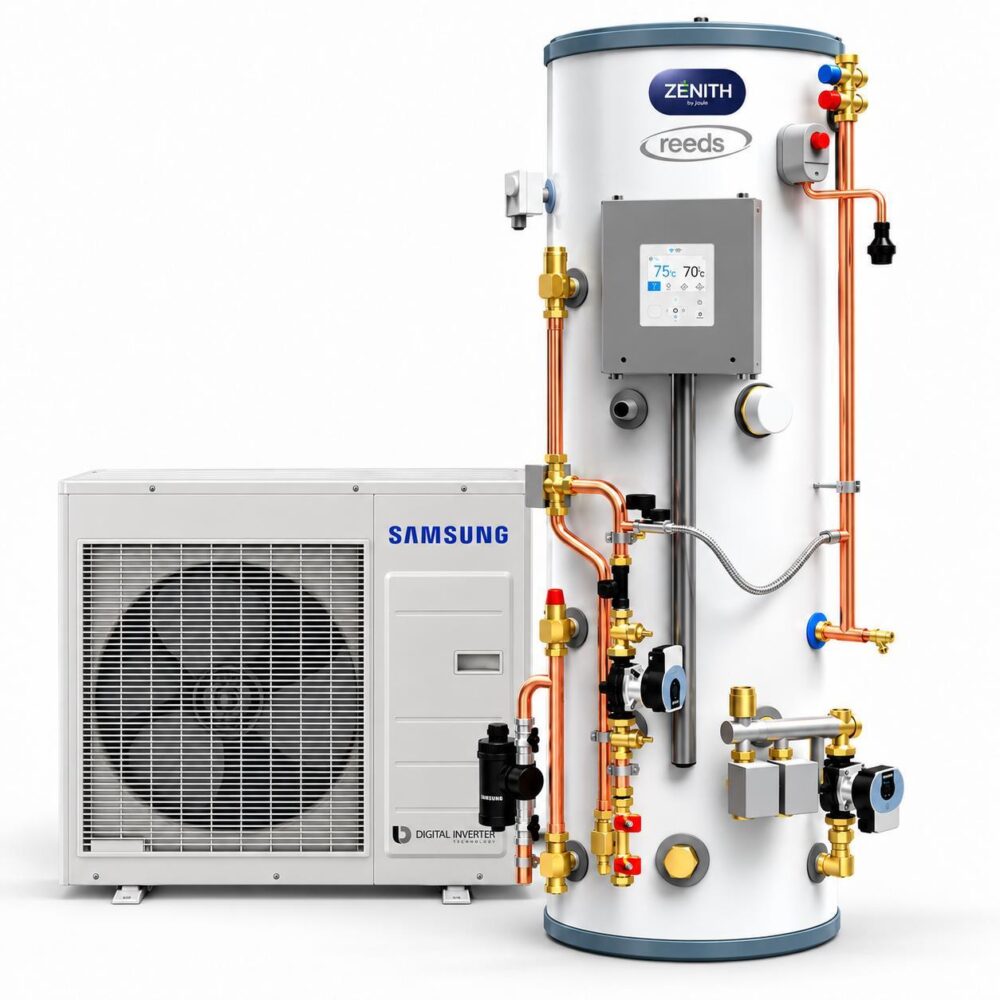 Joule Samsung Gen 6 8kW Heat Pump Pack with Zenith Cylinder