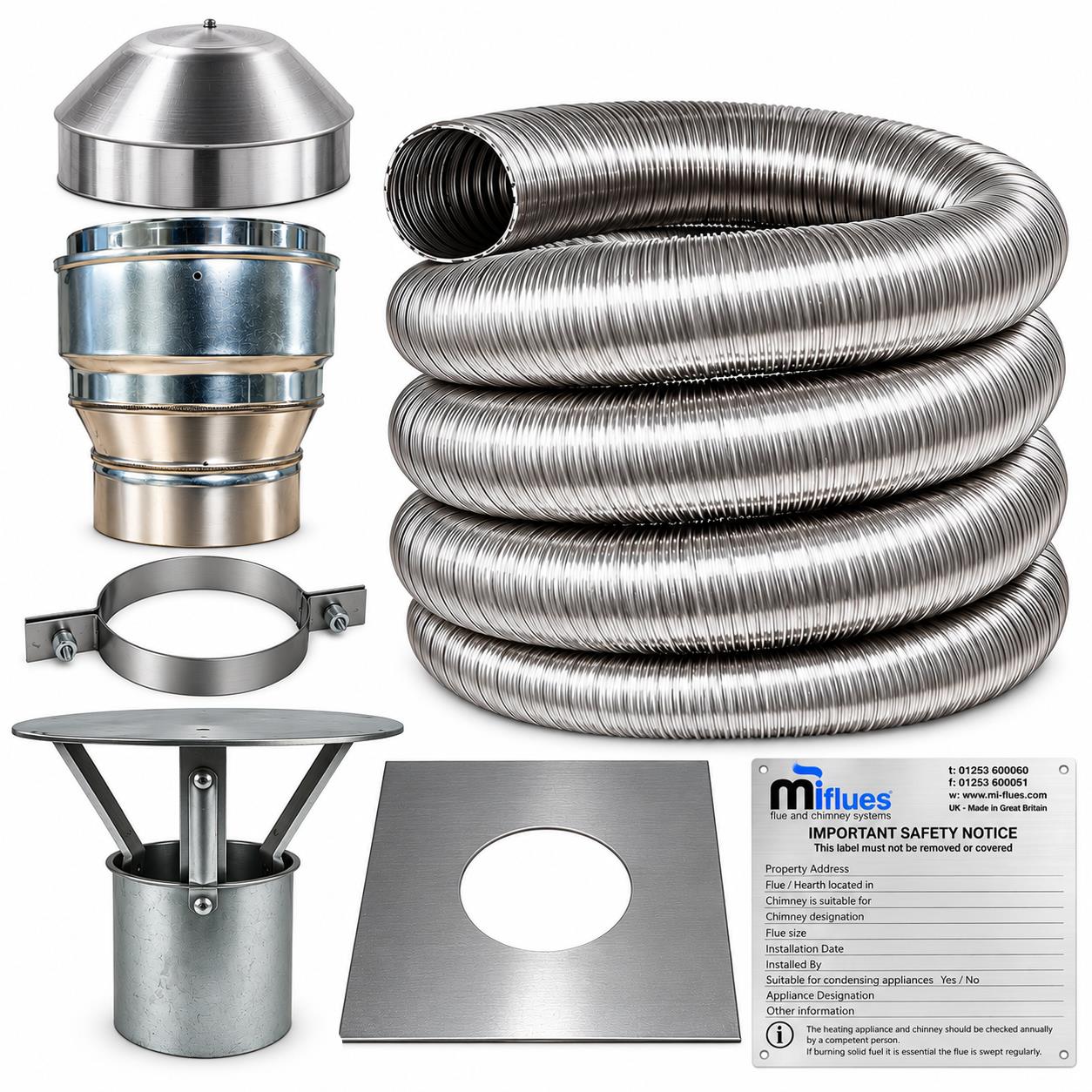 904 Flue Liner Kit 1 – 5 Inch 125mm