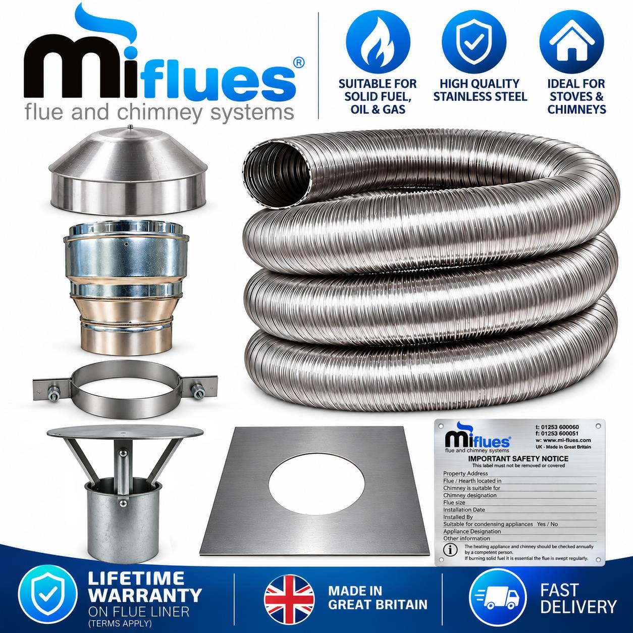 Kit 1 Flue Liner Kit 904 125mm - Image 2