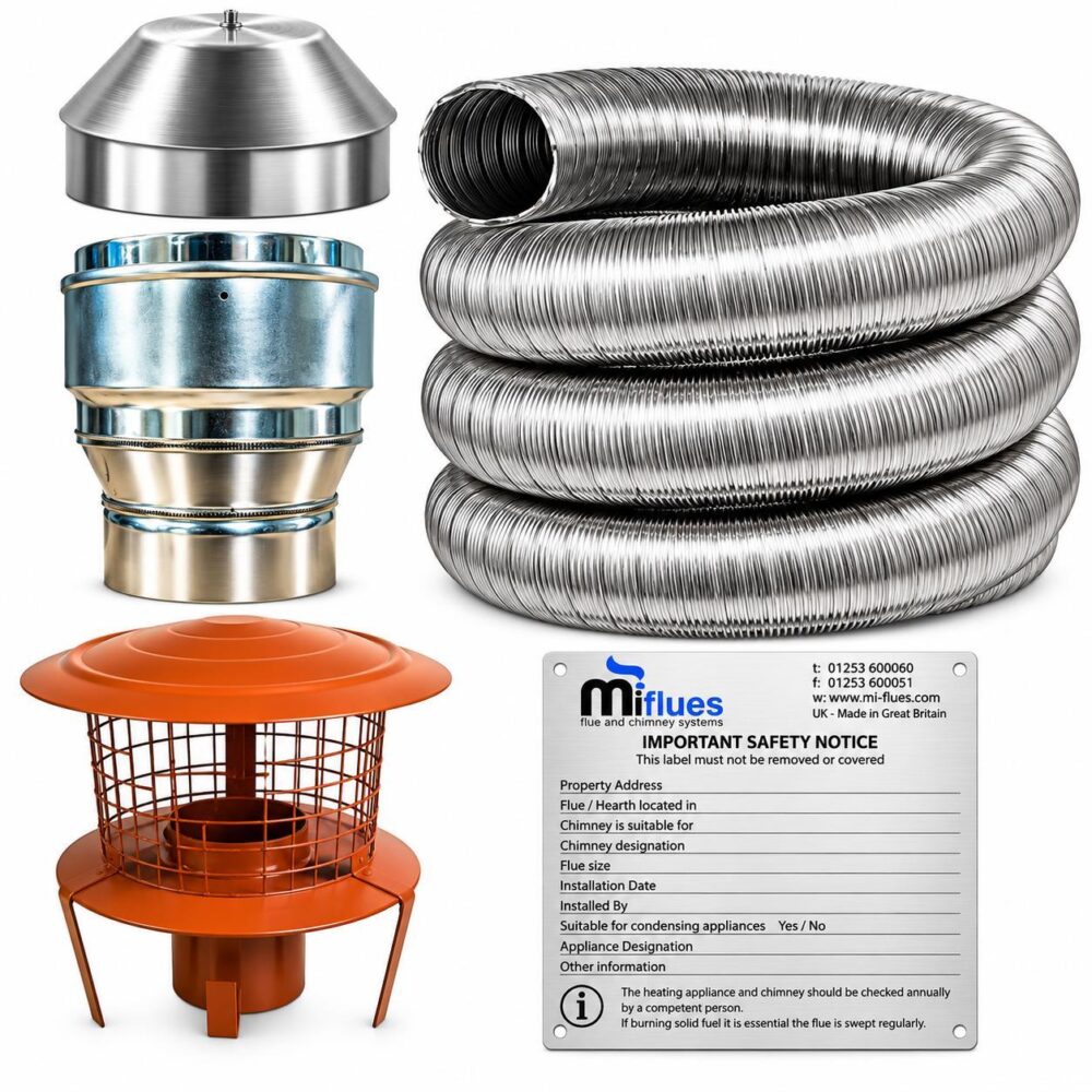 904 Flue Liner Kit 2 – 5 Inch 125mm